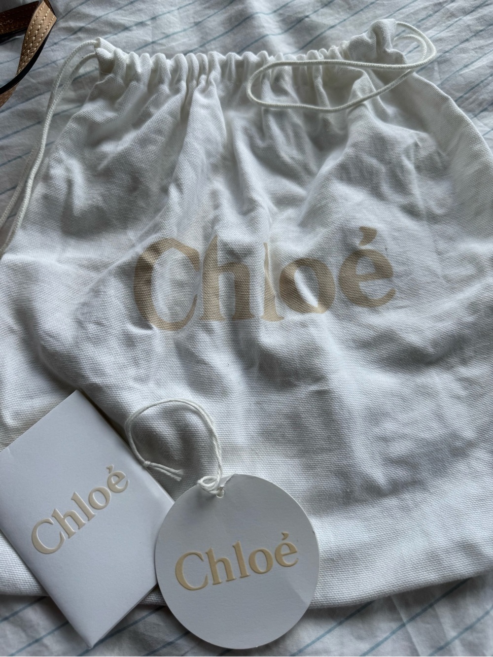 Chloé Nile small crossbody bag in a beige patent leather✨✨ - Picture 7 of 9
